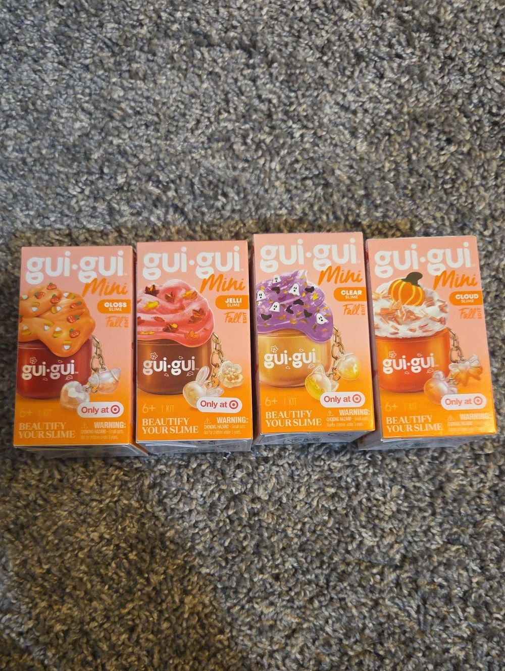 Complete Set Of Fall Target Exclusive Gui Gui Salish Matter Slime